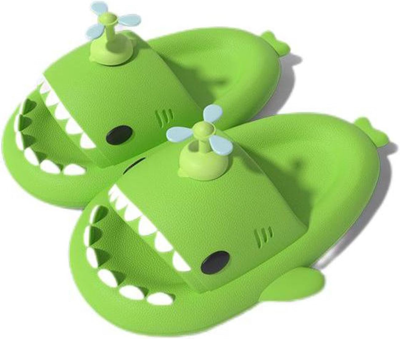 

Унисекс сандалии с изображением акулы, оригинальные улучшенные, противоскользящие, быстросохнущие, для женщин и мужчин, светло-голубые, размер универсальный 6-13 Generic