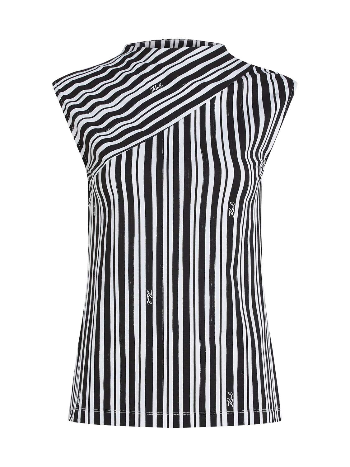 

Karl Lagerfeld Блузка в черном и белом цветах