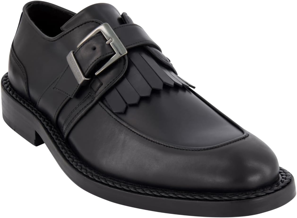 

Мужские туфли Karl Lagerfeld с одинарной пряжкой и бахромой, черный