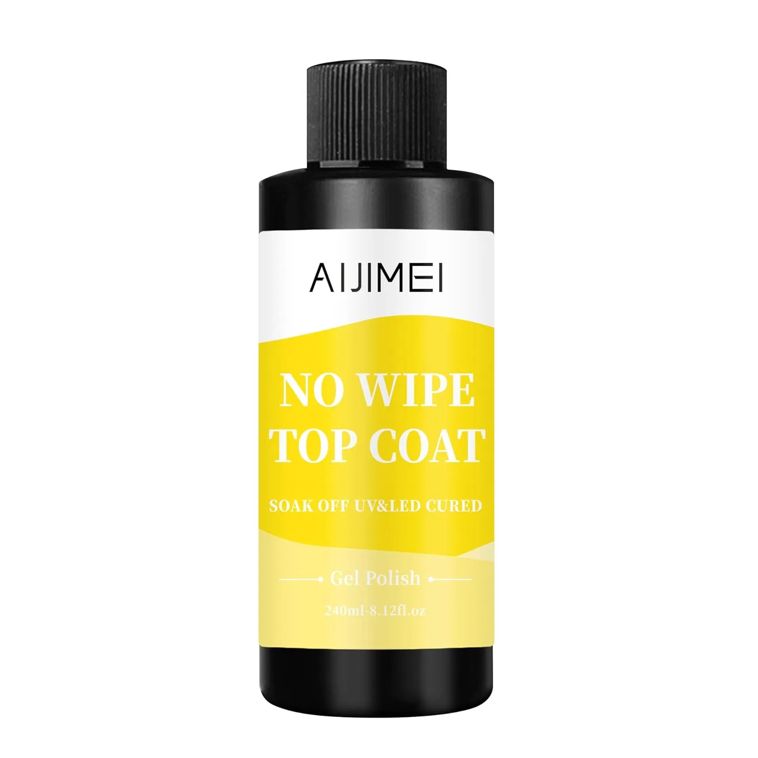 Верхнее покрытие для гель-лака No-Wipe, 240 мл Aijimei, 4-240 Ml.