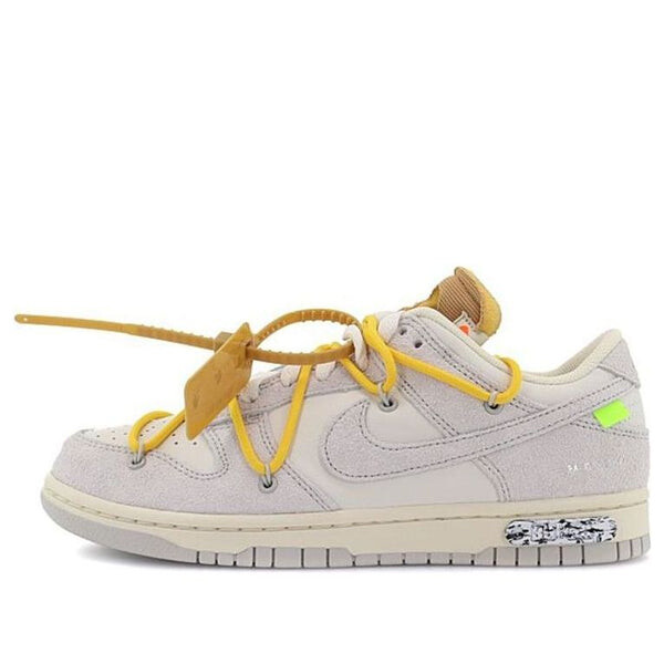 

Кроссовки x off white dunk low Nike, серый