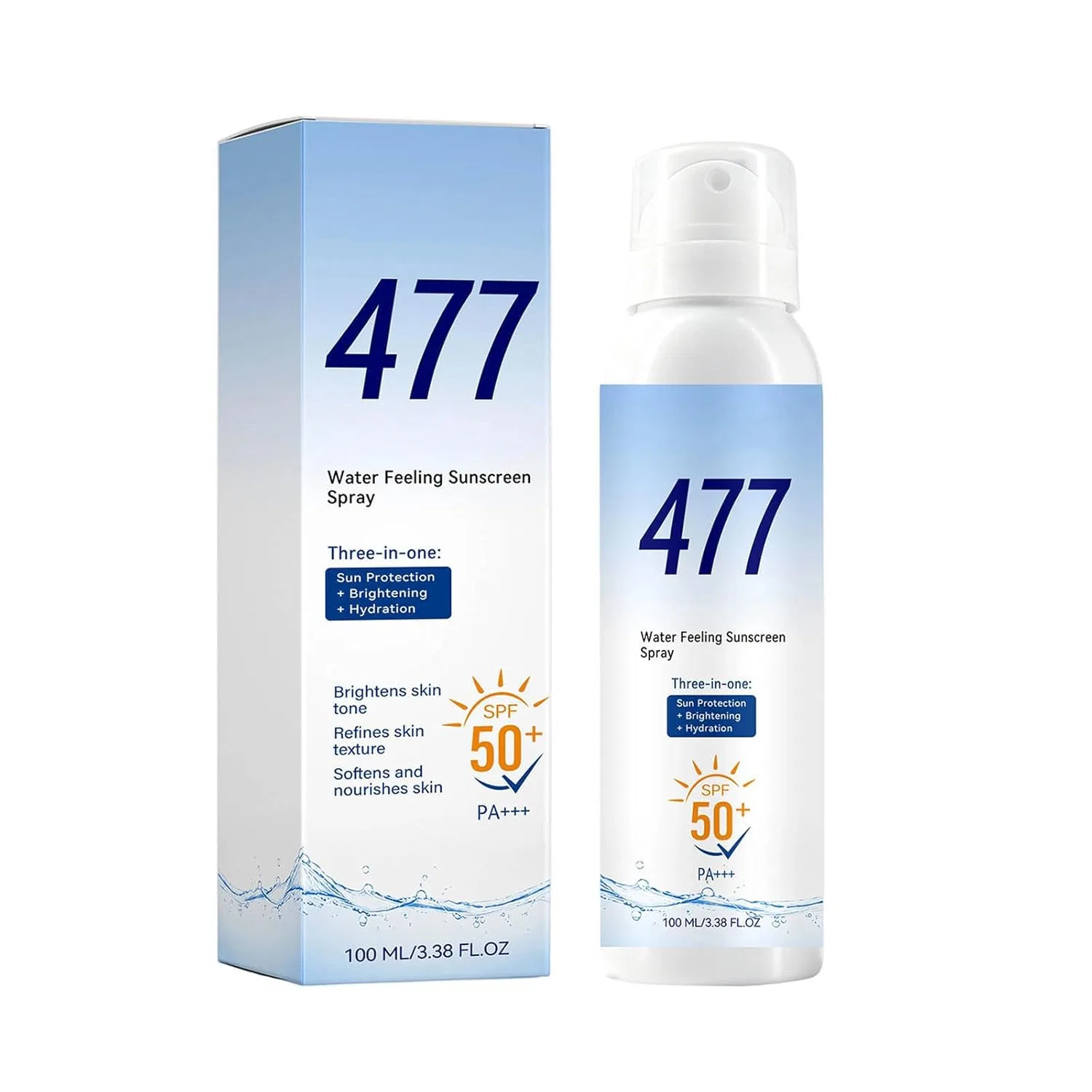 Солнцезащитный спрей 477 Water Feeling SPF 50+ PA+++ 100 мл Rubu22A
