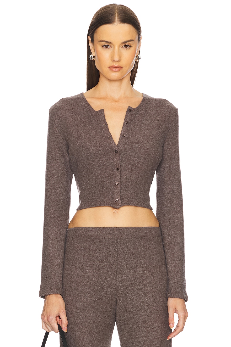

Укороченный кардиган Lauren II от Leset, brown