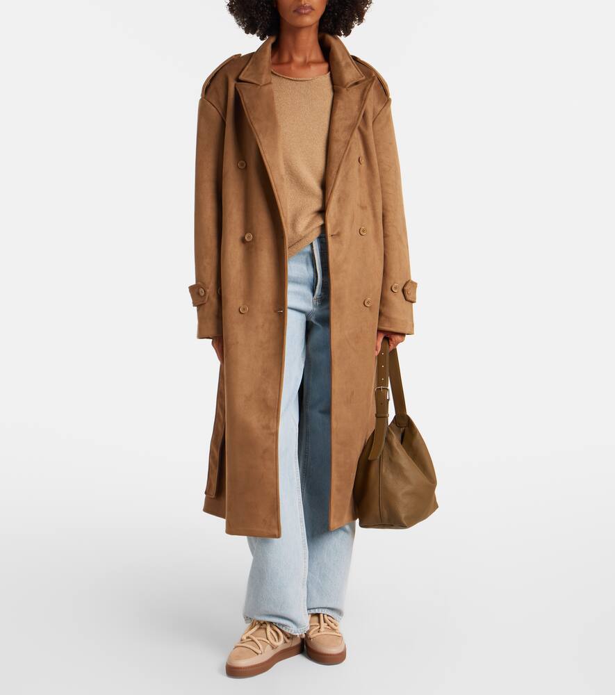 Классические замшевые зимние ботинки с отделкой из овчины Inuikii, Beige — фото 3