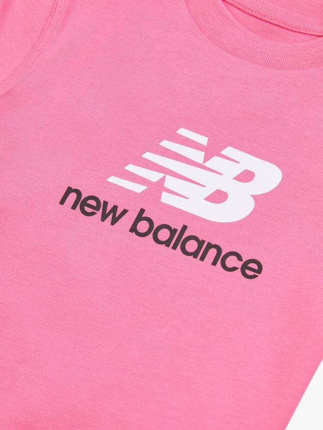 Детская футболка с логотипом New Balance, Dragon Berry — фото 3