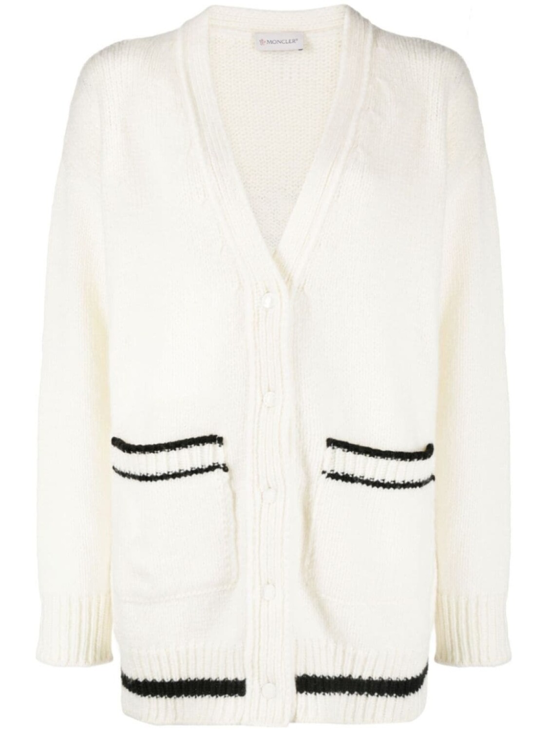 

Moncler кардиган с логотипом, белый