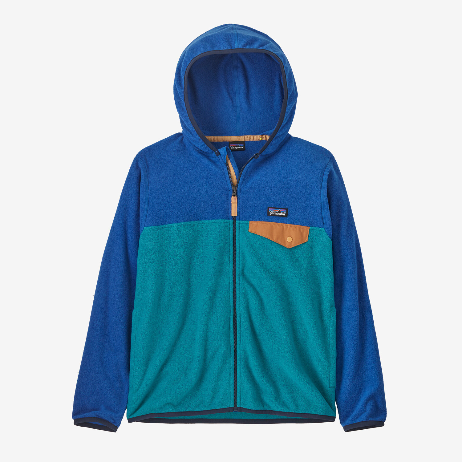

Детская флисовая куртка Micro D Snap-T Patagonia, цвет Belay Blue