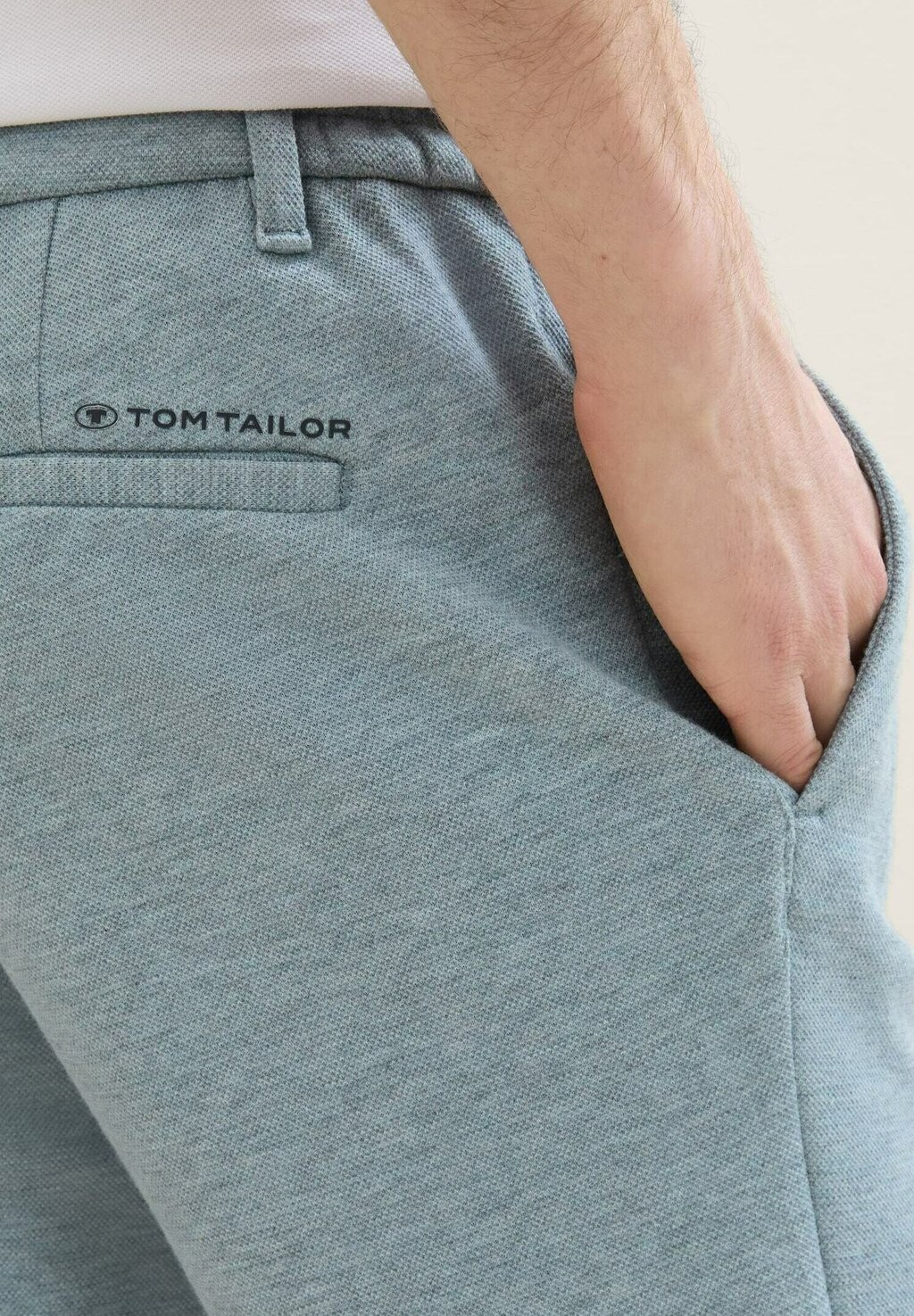 

Шорты SLIM IN OPTIK TOM TAILOR, сине-серый