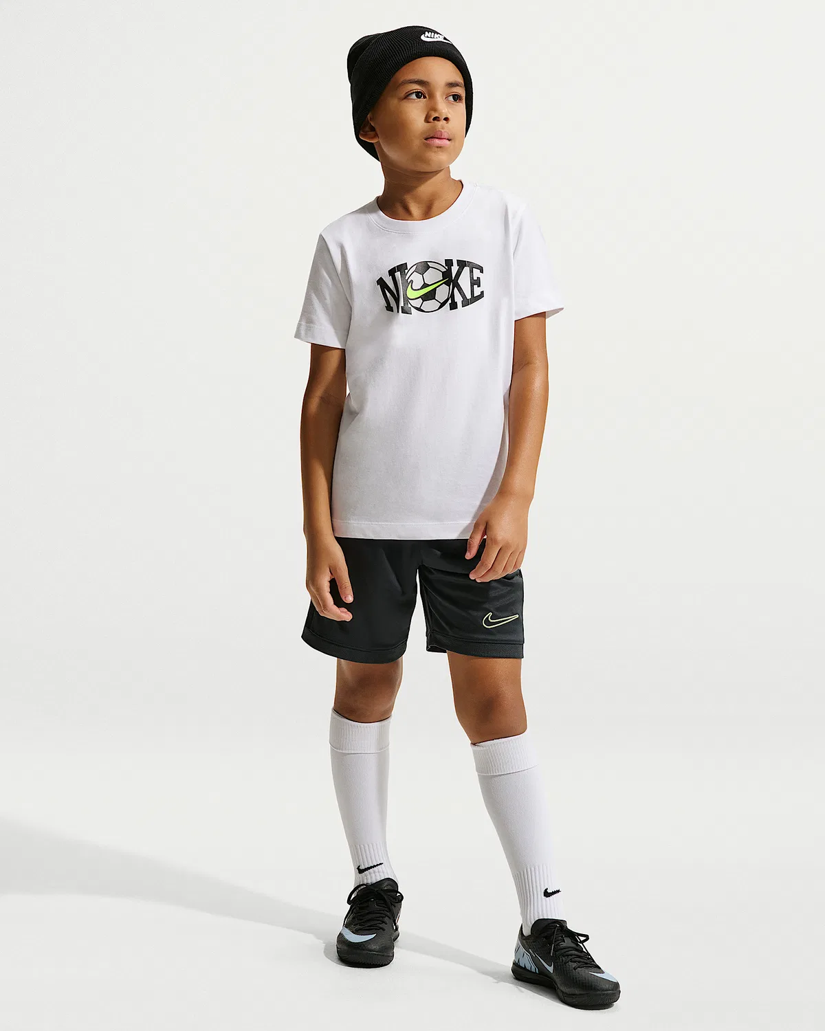 Детская футболка Nike Big Kids', White — фото 4