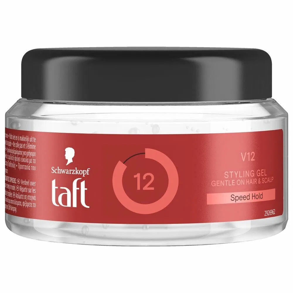 Гель для укладки волос Taft Power Gel V12 от Schwarzkopf, 250 мл (6 шт.) Taft