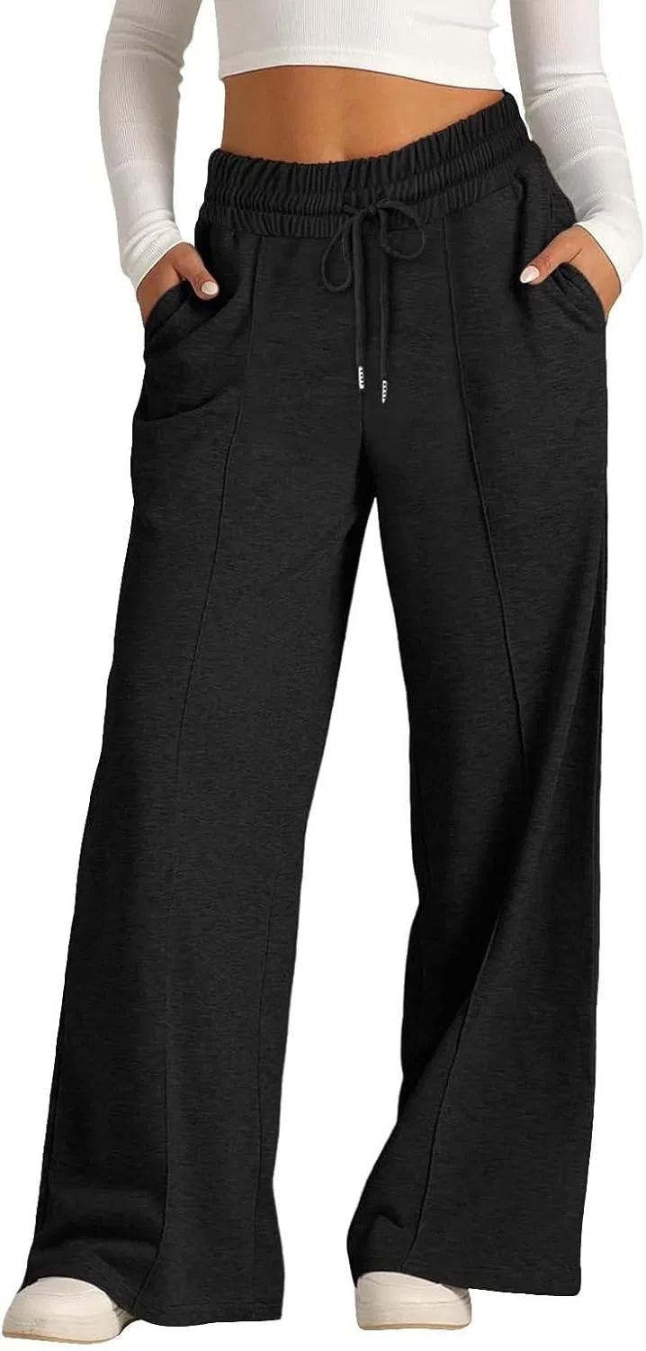 Женские спортивные брюки Oversized Wide Leg, Generic, цвет 4-black
