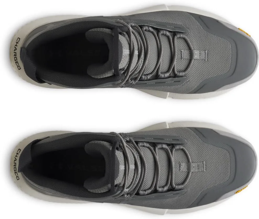 Мужские военные и тактические ботинки Under Armour Charged Valsetz Mid Name ‎Under Armour, зеленый/белый — фото 4