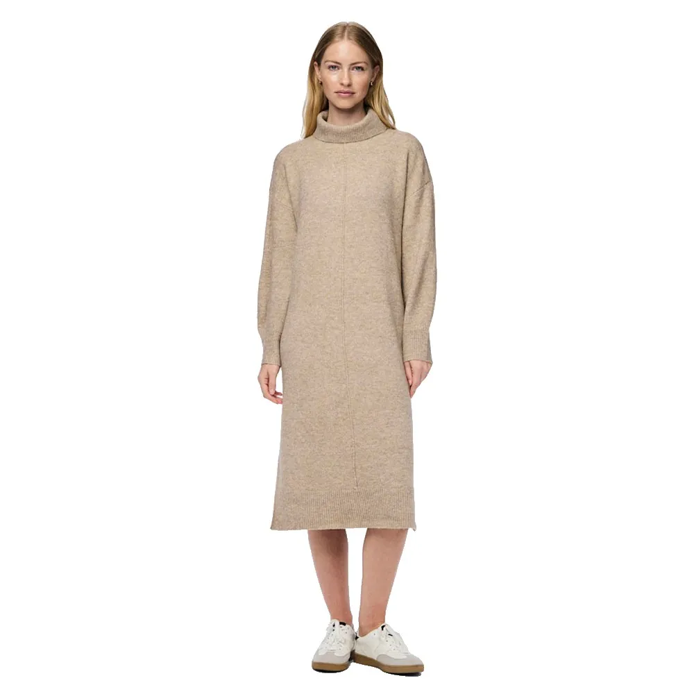 

Платье Pieces Malou long sleeve long, бежевый