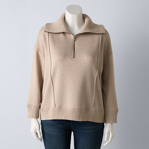 

Свитер scuba plus size Simply Vera Vera Wang