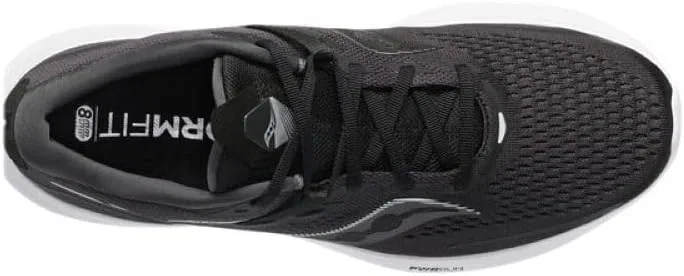Мужские беговые кроссовки Saucony Ride 15, 2-Black White — фото 3