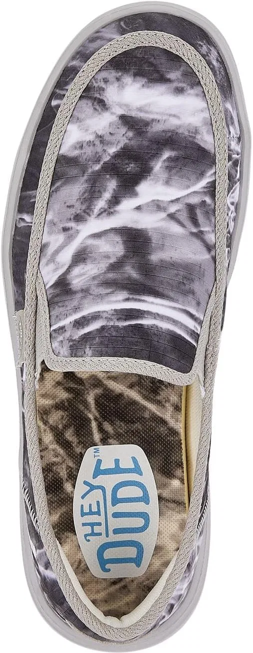 Кроссовки Hey Dude Sunapee Mossy Oak Elements Mens Slip On Comfortable Lightweight, Grey Multi-Coloured — фото 2