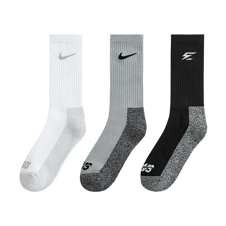 Детские носки Moderate Nike, White/Mountain Gray — фото 4