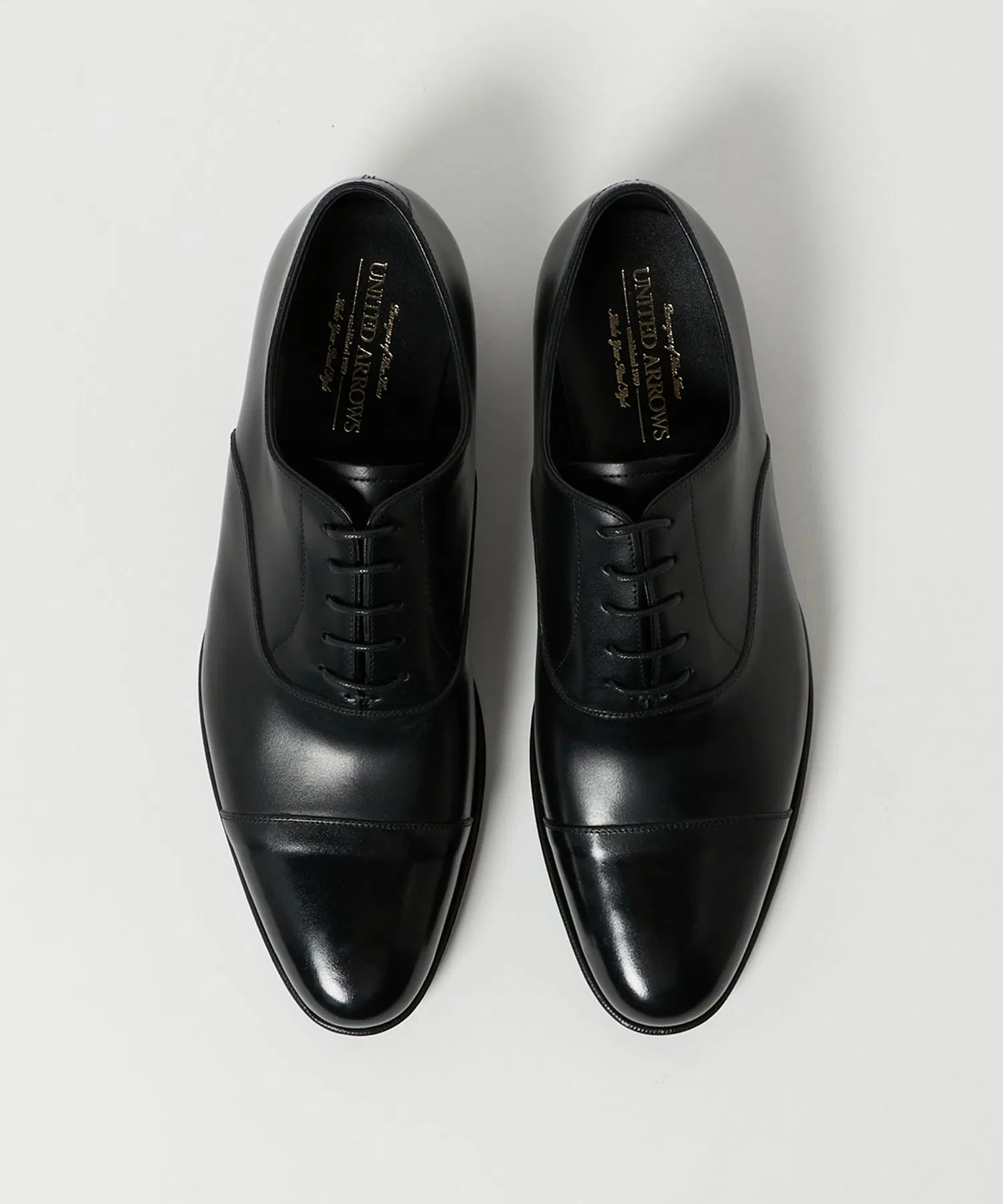 Мужские туфли UNITED ARROWS LEATHER CAPTOE/SHOES — фото 3