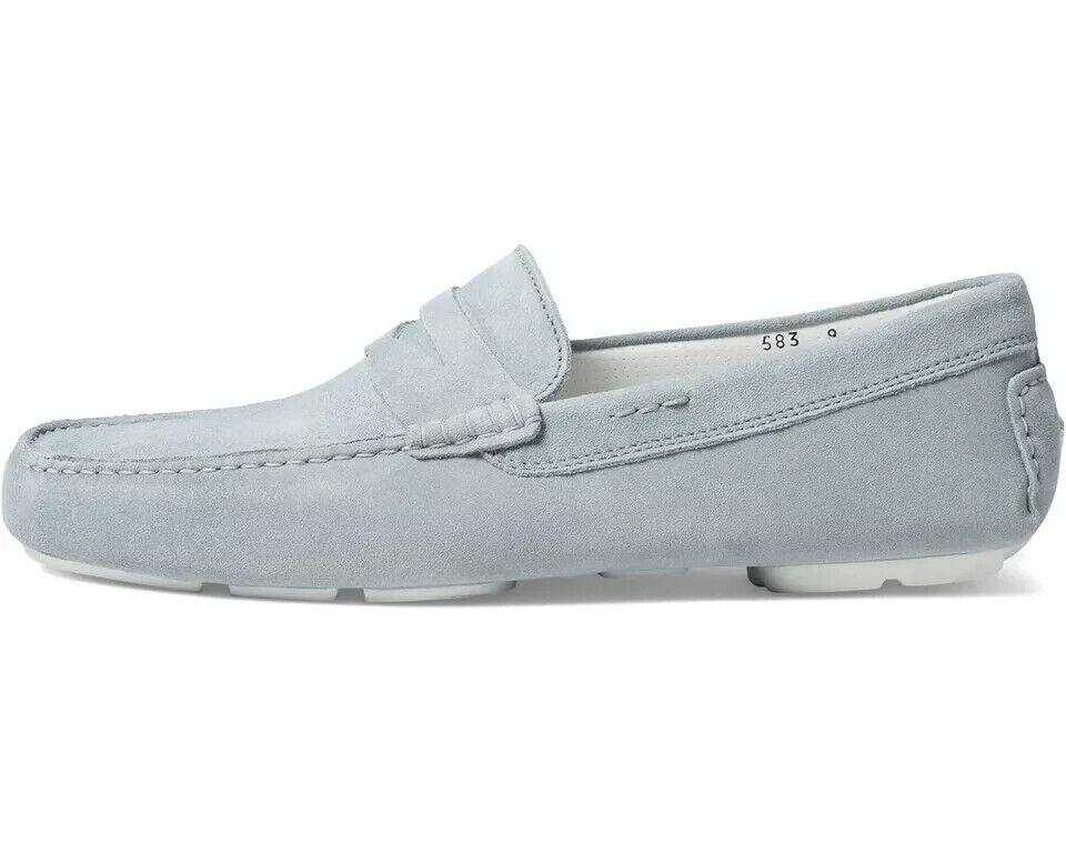 To Boot New York Idris Loafers Men's US 7 Light Blue Suede Casual Shoes KHD831 — фото 2