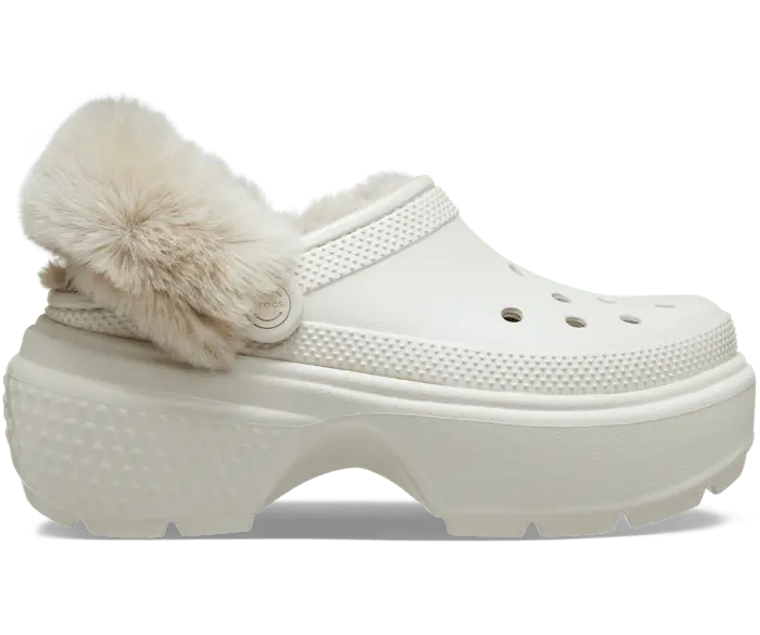 

Сабо с подкладкой Stomp Crocs женские, цвет Stucco
