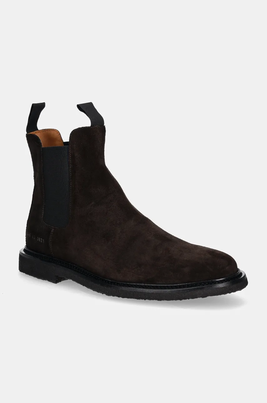 

Замша Chelsea Ботинки Chelsea из вощеной замши Common Projects, коричневый