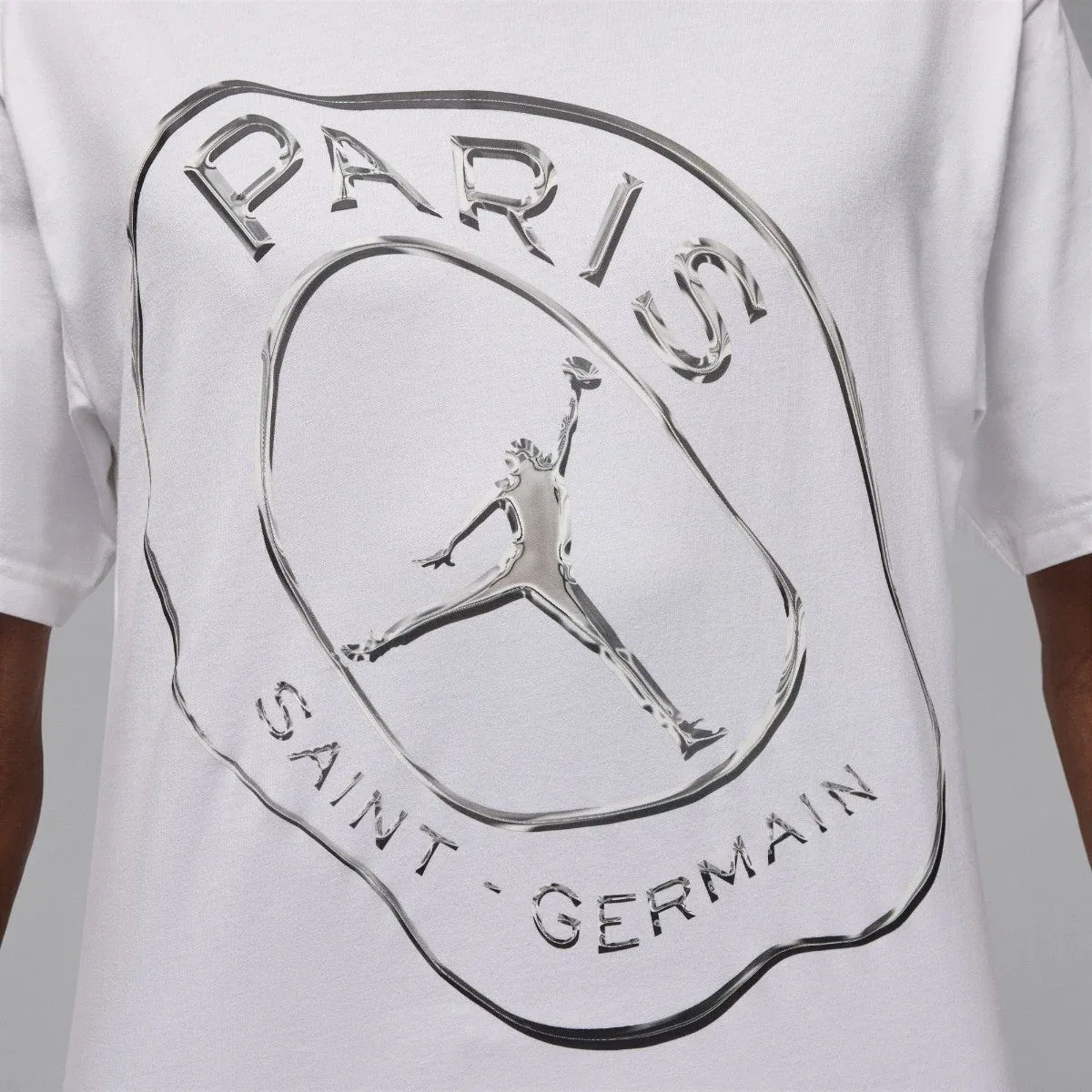 Футболка тренировочная Jordan Paris Saint-Germain белая — фото 4