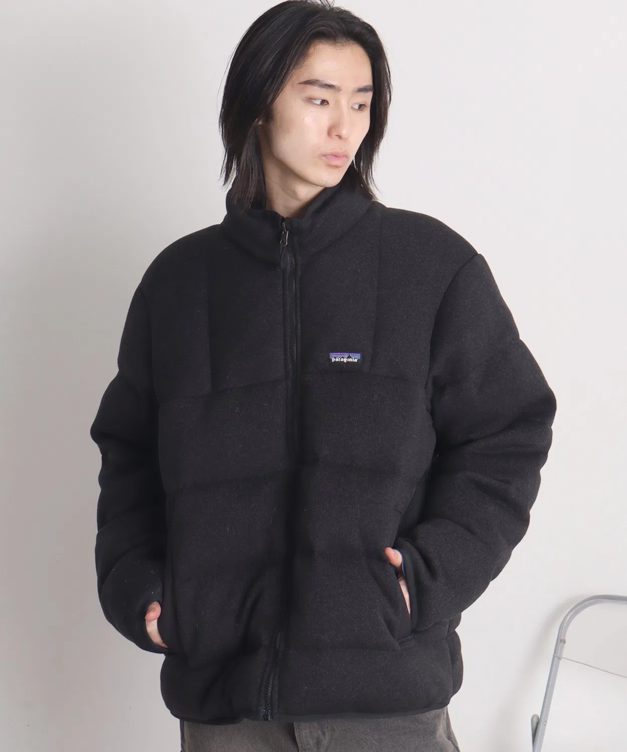 Куртка утеплённая реверсивная Patagonia Reversible Down Better Sweater, 700 fill, зелёная — фото 2