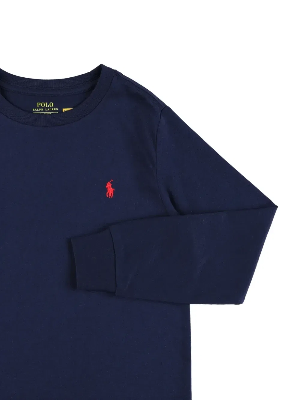 Футболка с вышитым логотипом POLO RALPH LAUREN KIDS, синий — фото 3