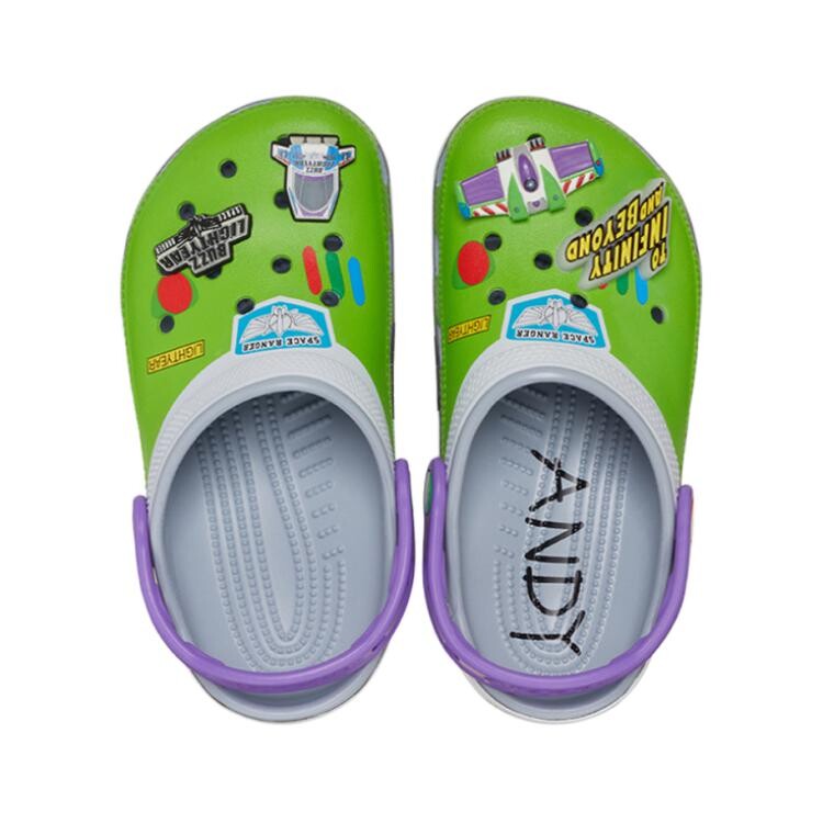 Классический сабо История игрушек Базз Лайтер Дети Crocs, коричневый — фото 4