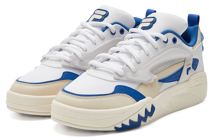 Кроссовки FILA FUSION DESPERADO Fugitive Vintage Basketball Shoes Men Low-top White/blue/cyan, синий — фото 2