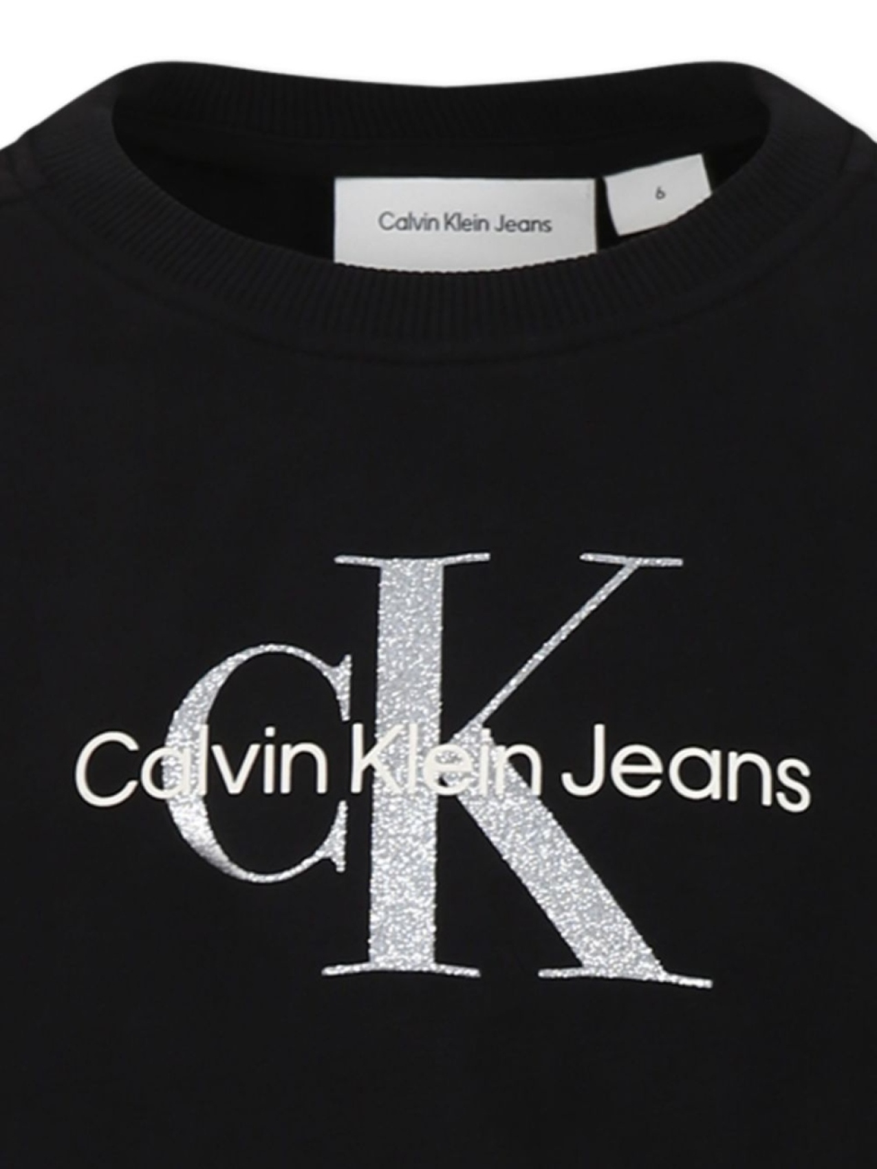 Calvin Klein Kids платье с длинными рукавами, черный — фото 3