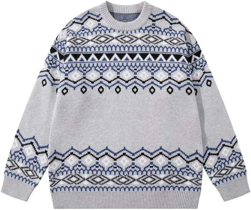 

Свитер Hip Hop Streetwear осенне-зимний Oversized Pullover ELKNLMU