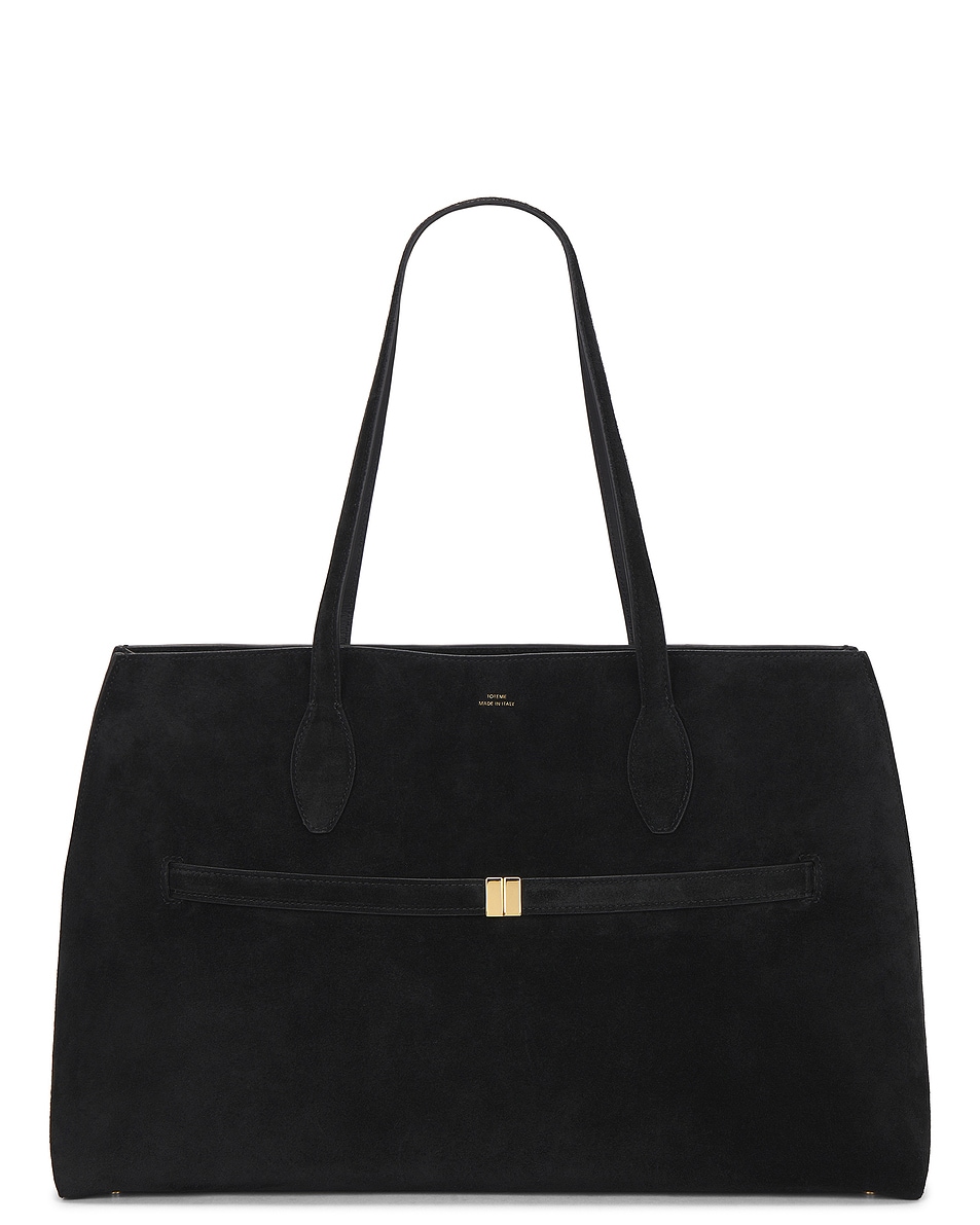 

Замшевая сумка-тоут Lounge Toteme, Black