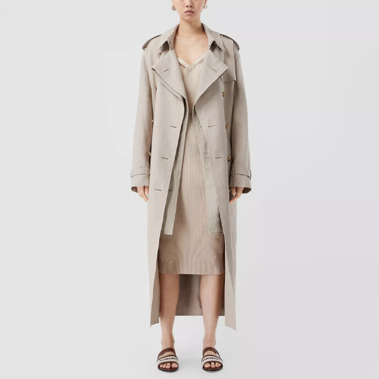 Платье вязаное Burberry светло-коричневый — фото 2