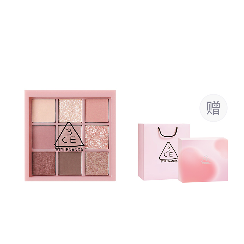 

Девять секций теней для век легко растушевываются шиммер натуральное маскирующее подчеркивание формы глаз коробка 3CE