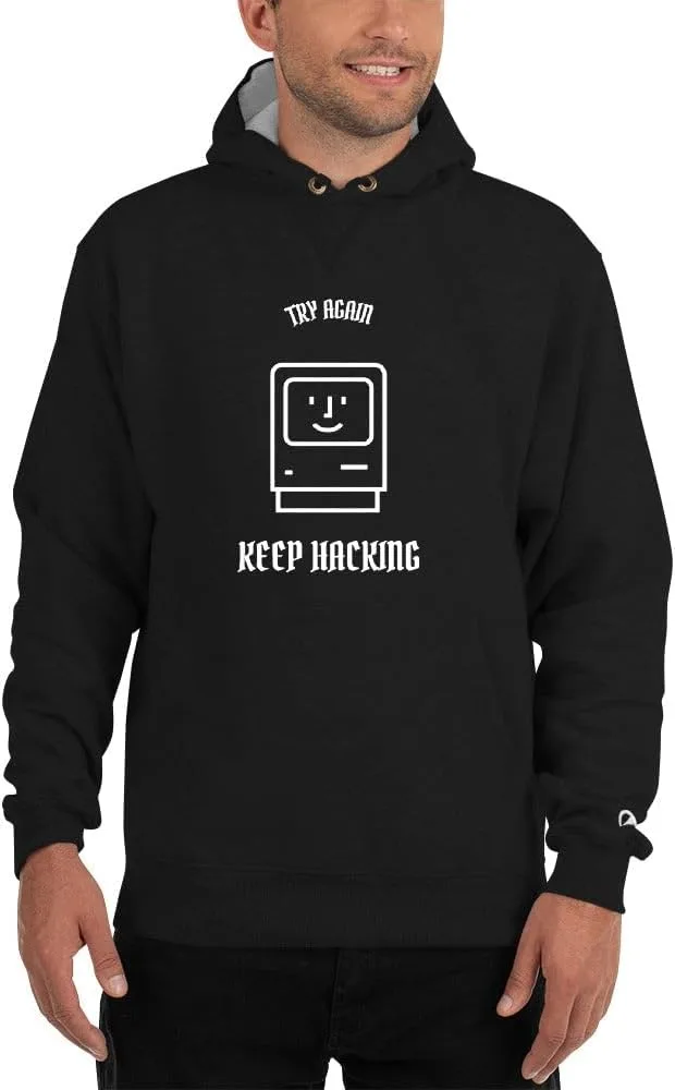 Толстовка Keep hacking - Champion generic, темно-синий — фото 4