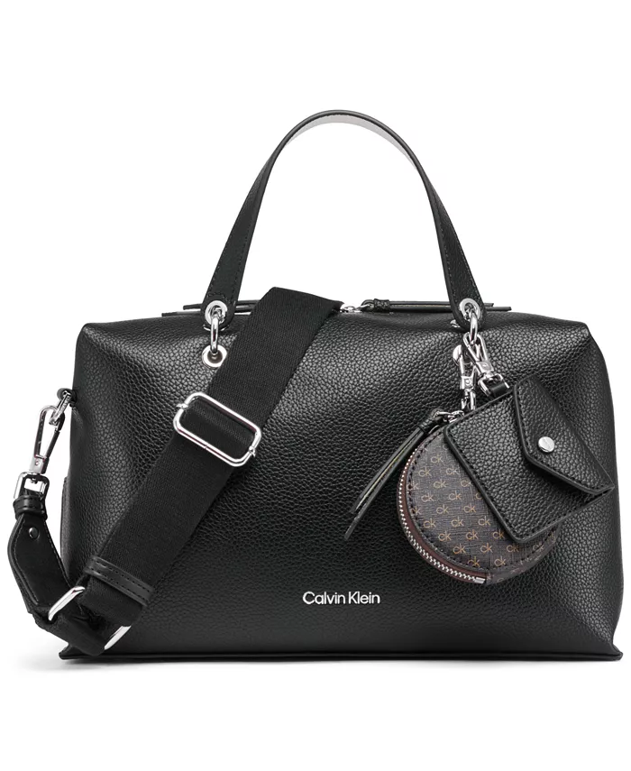 

Сумка-портфель Cali с ремешком Web Calvin Klein, черный