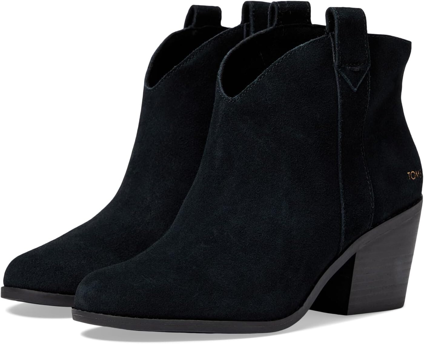 

Ботильоны Constance TOMS, цвет Black/Black Suede