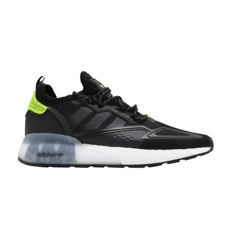 

Кроссовки adidas ZX 2K Boost 'Black Semi Solar Slime', черный
