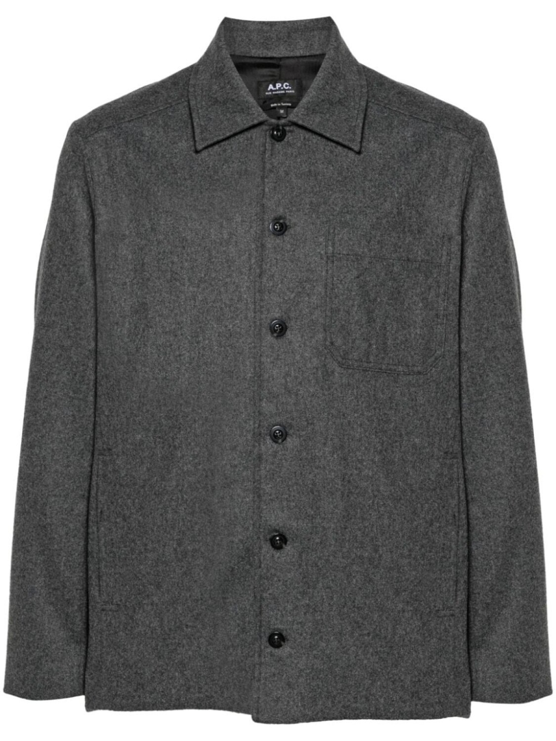 

A.P.C. куртка-рубашка Jamie, серый