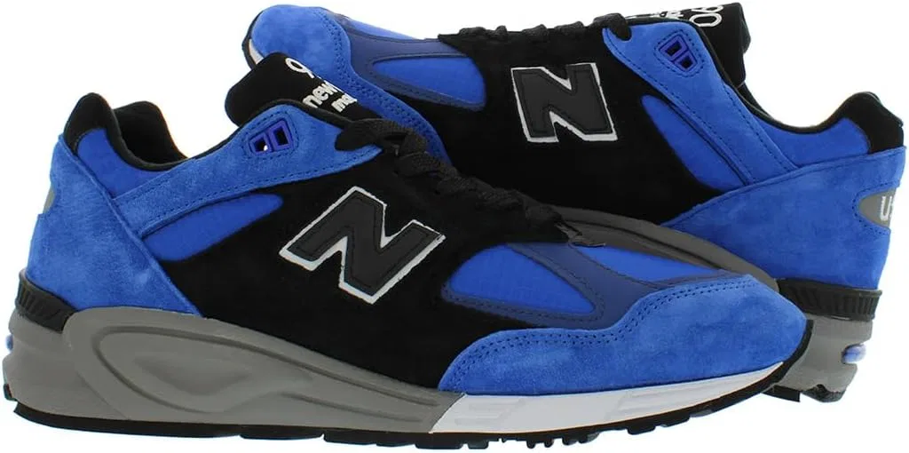 Мужские низкие кроссовки New Balance, размер M 990, произведено в США, Blue Black M990Pl2 — фото 3