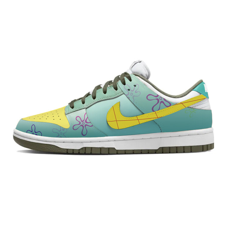 

Кроссовки Nike Dunk Skateboarding Shoes Women's Low-top Acid Yellow, желтый