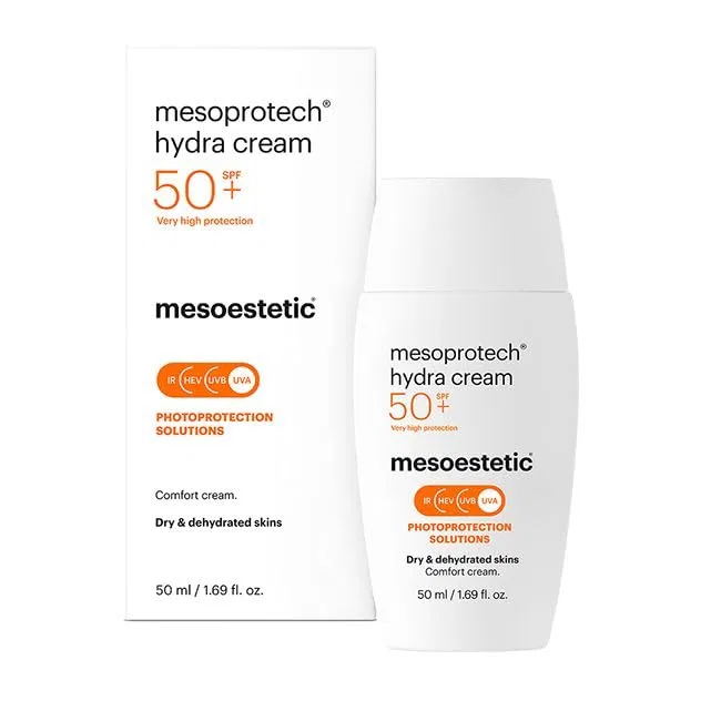 Солнцезащитный крем для лица «Mesoprotech Hydra Cream 50+» от Mesoestetic, 50 мл Mesoestetic — фото 2