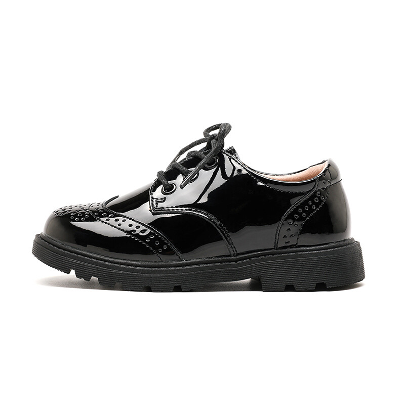 

Детские кожаные туфли Kids Low-top Black Purr Than Babe, черный