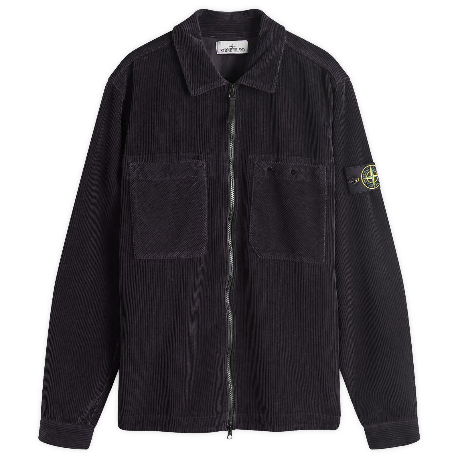 

Рубашка Stone Island Corduroy Overshirt, цвет Navy Blue