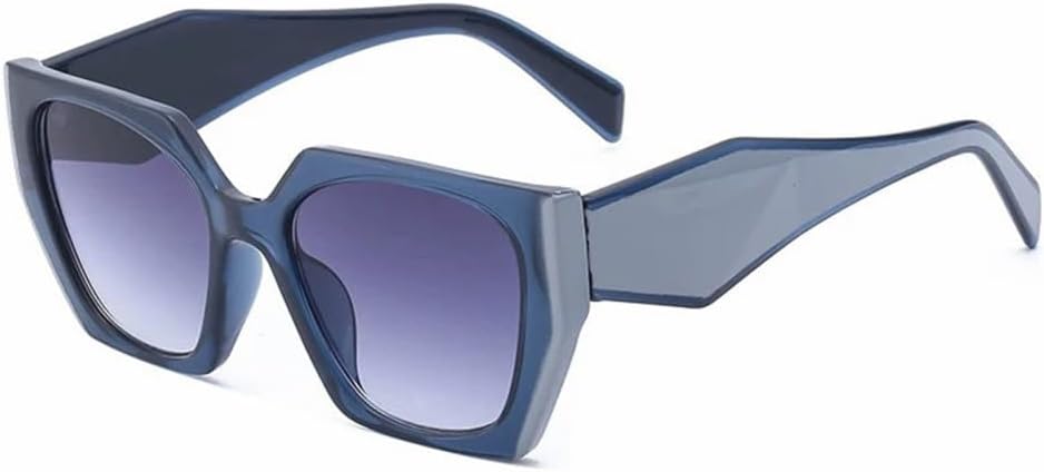 

Спортивные солнцезащитные очки для женщин, солнцезащитные очки в стиле ретро-панк для мужчин и женщин, солнцезащитные очки с защитой от УФ-излучения UV400 generic, C9 Blue Double Gray