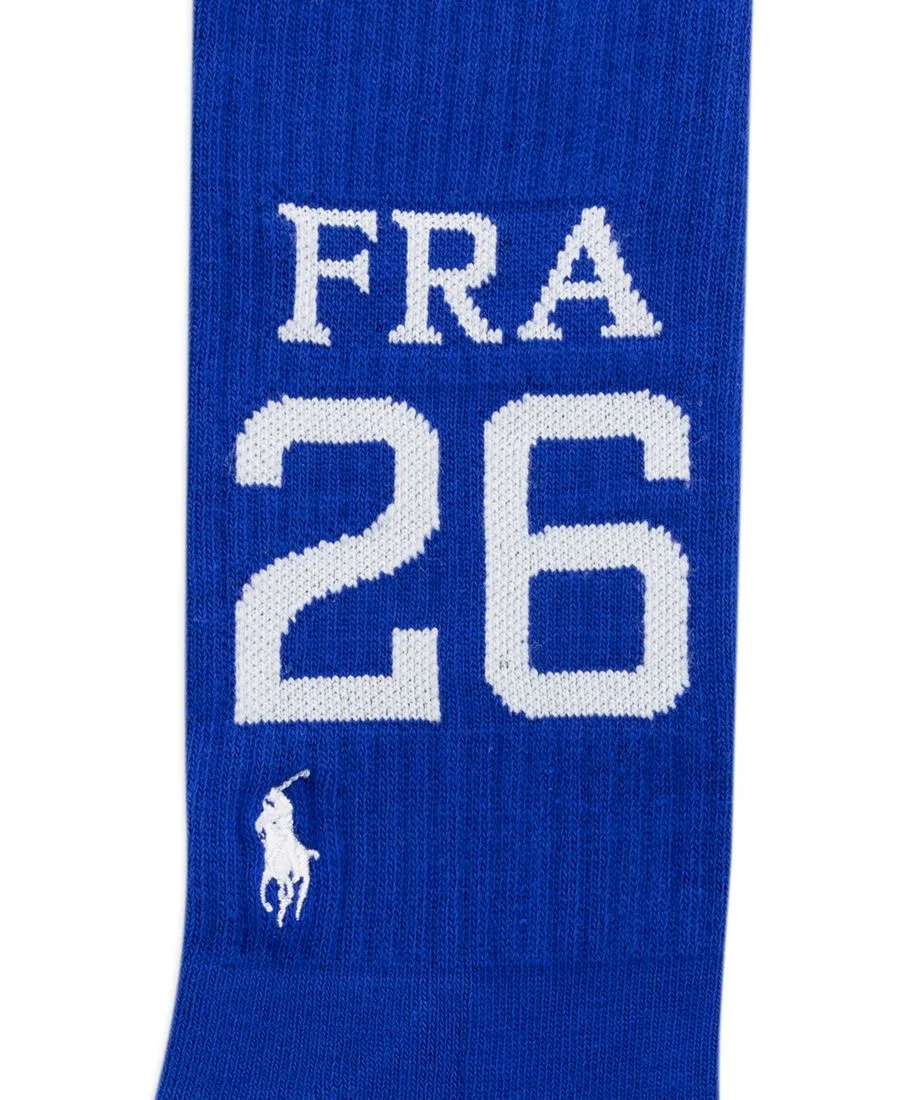 Мужские носки с вышивкой «Франция» Polo Ralph Lauren, Royal — фото 2