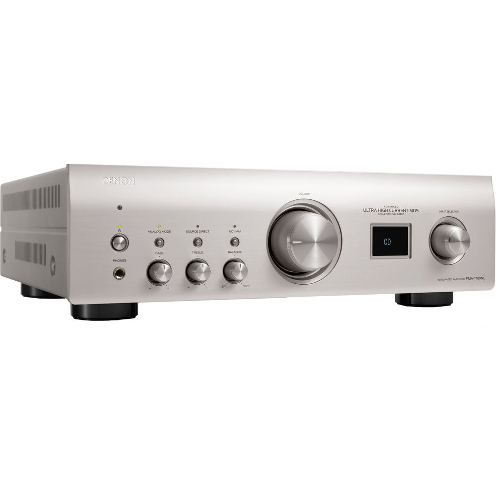 

Denon PMA-1700NE 140 Вт стерео интегрированный усилитель (серебристый)