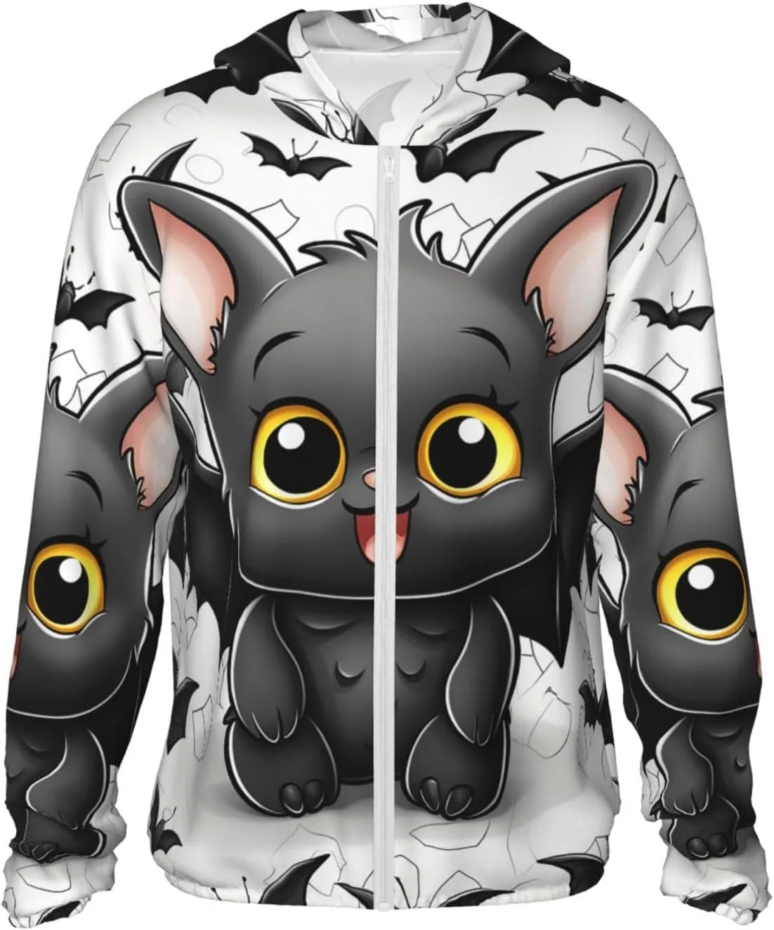 

Симпатичная батник-толстовка с защитой от солнца Full Zip UPF 50+ с длинным рукавом и карманом HJBNW