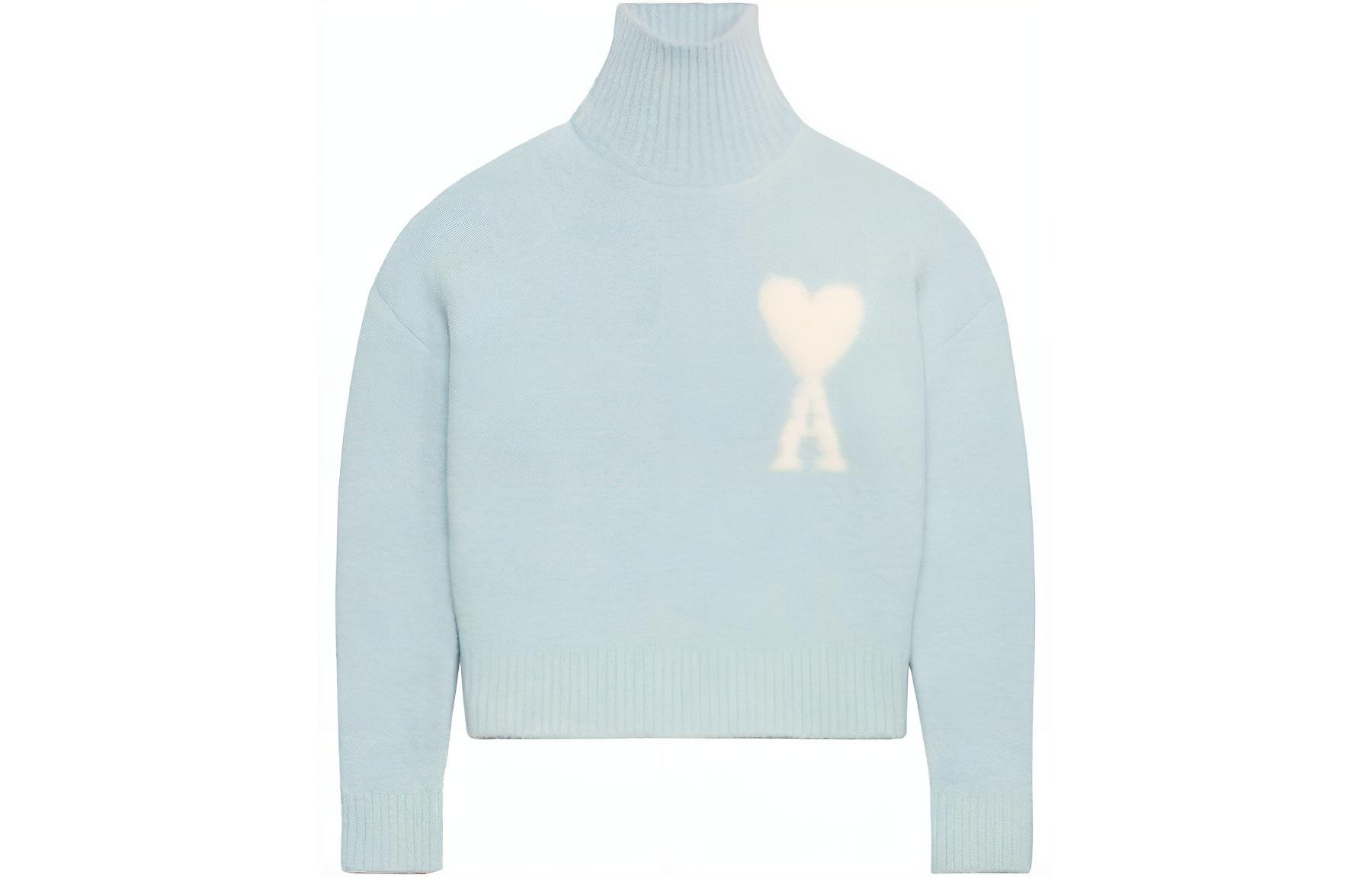 

Свитер с высоким воротником Ami 'Аквамарин/Айвори' AMIPARIS, Королевский синий